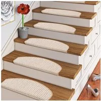Pergamon Stufenmatte Stufenmatte Oslo 15er-Set, Halbrund, Höhe: 4 mm