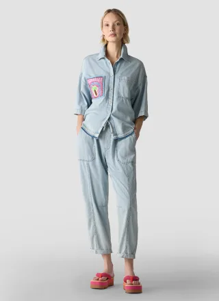 LeComte - Tahiti Flair helles denim - Gr. - 34