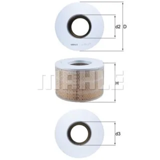 Mahle Luftfilter Toyota Dyna Land Liteace