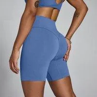MP Damen Tempo Hybrid Seamless Shorts – Schieferblau - XL