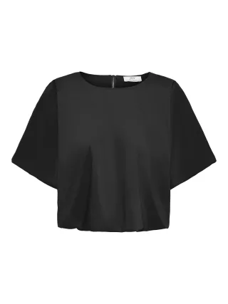 JDY - JDYFRIDA S/S TOP WVN Black - Gr. - M