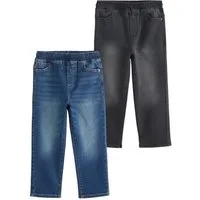 Next Loose-fit-Jeans 2er-Pack Loose Fit Stretch-Jeans mit Elastikbund (2-tlg)
