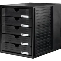 HAN Schubladenbox HAN Systembox 1450-13 Schubladenbox Schwarz DIN A4, DIN C4 Anzahl der