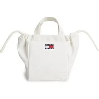 Tommy Jeans Tragetasche TJW ESS DAILY MINI TOTE, Damen Handtasche mit Kordelzug