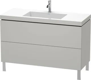 Duravit L-Cube c-bonded Set bodenstehend Betongrau Matt 1200x480x698 mm - LC6939O0707 LC6939O0707