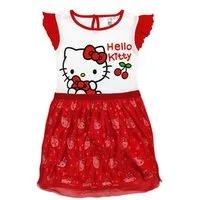 Hello Kitty Midikleid Mädchenkleid & Freizeitkleid aus atmungsaktivem Single Jersey