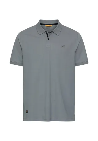 camel active - Poloshirt mit Druckknöpfen stormy blue - Gr. - M