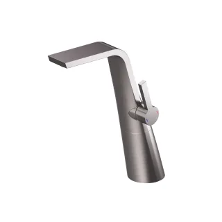 Steinberg Serie 260 Waschtisch-Einhebelmischer ohne Ablaufgarnitur, Gunmetal gebürstet 260 1700 1 BGM