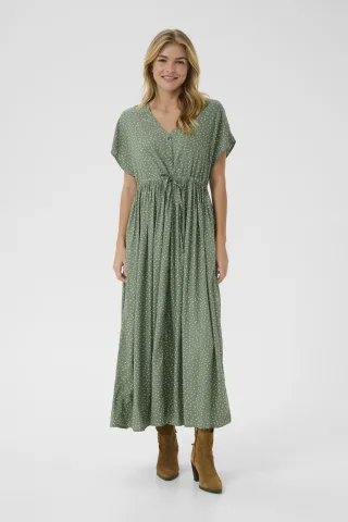 Kleid mit femininer Silhouette green