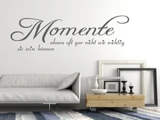 Wandaufkleber Momente...