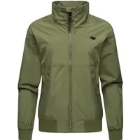 Ragwear Outdoorjacke Goona stylische, wasserdichte Übergangsjacke mit hohem Kragen