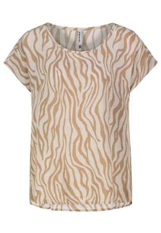 Authentic Style - RE9CIGt1cnphcm0gQmx1c2UgQWxsb3ZlciBQcmludA== graphics: light sand-tannin brown - Gr. - S