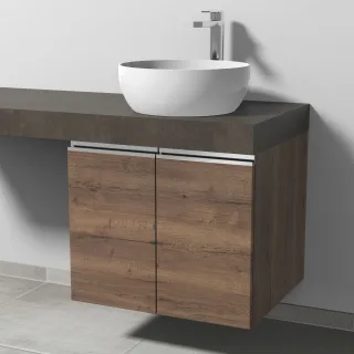 Sanipa Waschtischunterbau mit Türen 2morrow (L2361) 510x600x520 Eiche-Tabak, L236150 L236150