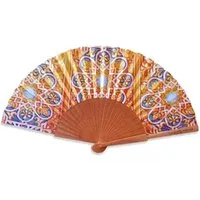 LK Trend & Style Handfächer Ventilator aus der Handtasche, (hochwertiger Handfächer aus Birnbaumholz), hervorragendes Geschenk