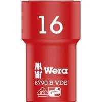 VDE Zyklop-Steckschlüssel-Einsatz, 16mm, 3/8" rot/gelb, isoliert bis 1.000 Volt