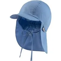 Sterntaler® Schirmmütze UV-Schutz 50+ Schirmmütze mit Nackenschutz uni (1-St) Kinderhut aus UV-Popeline mit Bindeband und UV-Schutz 50+