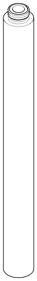 Dornbracht Verlängerung Ersatzteile 092404180 D. 20 x 207 mm Schwarz matt 092404180-33