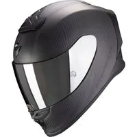Scorpion Exo Motorradhelm EXO-R1 Evo Air Solid Carbon Helm, Notfallsystem-Polsterung (EQRS)