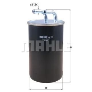 Mahle Kraftstofffilter Mitsubishi Grandis Lancer Outlander 2,0