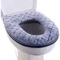 Cachito Soft-Toilettensitzerhöhung Winter Verdicken WC-Sitzkissen Waschbare Toilettensitzabdeckung