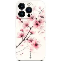 ONEFLOW Handyhülle für iPhone 16 Pro Hülle dünn Flower Cover Rosa Weiß 6,3 Zoll, Blumen Muster Handy Schutzhülle in Floral Design Case mit Kameraschutz