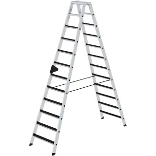 Munk Stufen-Stehleiter beidseitig begehbar mit clip-step - 041612