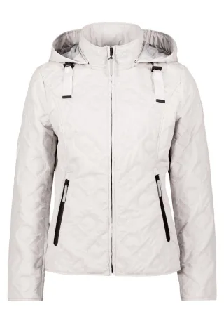 Gil Bret - Leichte Steppjacke mit Kapuze grau - Gr. - 38