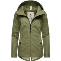 Ragwear Outdoorjacke Monade Übergang stylische Übergangsjacke mit großer Kapuze