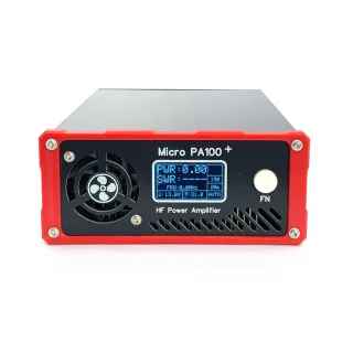 Micro PA100+ 100W HF Amplifier Auto TX/RX & LPF Switching ALC SWR/Temp Protection Compatible with ICOM/YAESU/XIEGU