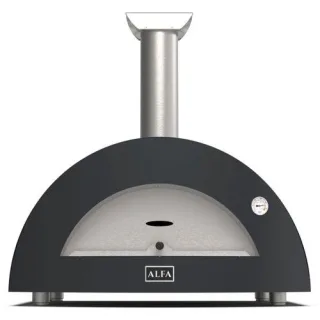 Alfa Forni Moderno 3 Pizze Holz Schiefer Grau