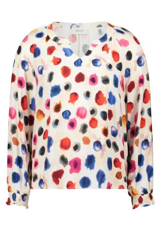 CARTOON - Casual-Bluse Nature/Red - Gr. - 46