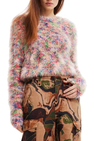 Desigual Damen Strickkleidung in Multicolor