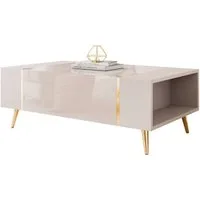 yourhouse24 Couchtisch ONYX Kaschmir Gold Beine