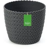 KAGM Blumentopf Übertopf Pflanztopf Strickstruktur sehr dekorativ