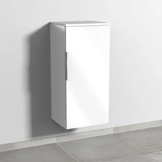 Sanipa 3way Mittelschrank mit 1 Tür, Weiß-Glanz, UF12378 UF12378