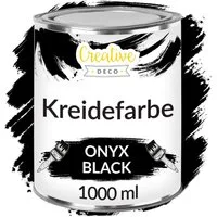 Creative Deco Kreidefarbe Kreidefarbe für Möbel Möbelfarbe Landhaus Vintage Matt Abwaschbar, auf Wasserbasis, Wisch-Effekt Gradient-Effekt möglich