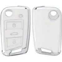 kwmobile Schlüsseltasche Autoschlüssel Hülle für VW Golf 7 MK7 (1-tlg), Schlüsselhülle Silikon Cover