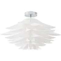 Lindby Deckenleuchten Rimon, Kunststoff Weiß IP20, 1 x 60 W