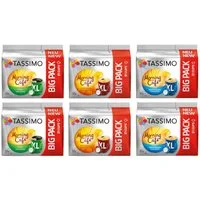 TASSIMO Kaffee Kapseln T-Discs Morning Café XL Big Packs Mix-Paket Filter Mild&Smooth, 937 g, (Packung, 6er Pack)