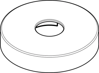 Hansgrohe Rosette PuraVida Kopfbrause chrom , 95745000 95745000