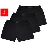 Fashionschmiede Boxershorts Herren Boxershorts Baumwolle 3er-9er Pack Eingriff Unterwäsche (Set, 3-St., 3er-Pack) 100% Baumwolle, Komfortbund, große Größen S–6XL