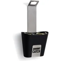 höfats Flaschenöffner JOHNNY CATCH Cup (fängt bis zu 60 Kronkorken, Bieröffner, Kapselheber, Wandflaschenöffner mit schraubenloser Montage)
