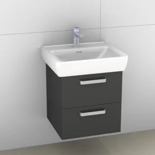 Artiqua 415 Waschtischunterschrank für Pro A 818951 Anthrazit Glanz, 415-WU2L-L26-7065-51 415-WU2L-L26-7065-51