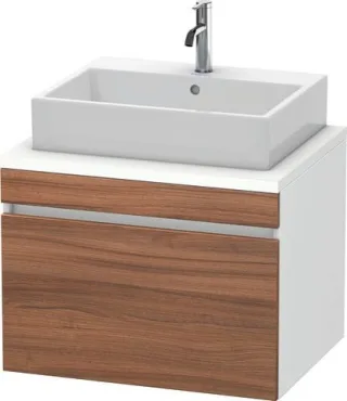Duravit DuraStyle Konsolenwaschtischunterbau wandhängend Nussbaum & Weiß Matt 700x548x512 mm - DS531 DS531107918