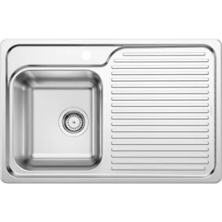 Blanco Classic 40 s Spüle 511125 78x51cm, Edelstahl Seidenglanz, links, ohne Ablauffernbedienung