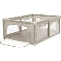 lionelo Laufgitter WILLOW XL (Set), sehr große Spielfläche, 2 abschließbare Seiteneingänge