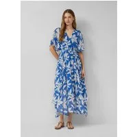 s.Oliver Maxikleid Kleid Maxikleid aus Chiffon mit gesmokter Taille