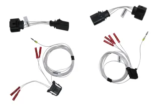Original Kufatec Kabelsatz Kabelbaum Adapter Kabel Nachrüstung LED Lichtband Rückleuchten für Audi A4 B8 8K Avant