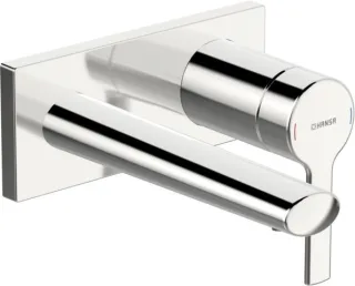 Hansa Waschtischarmatur Unterputz HANSARONDA 4488 Ros. eckig Ausld. 186 mm DN 15 chr 44882183