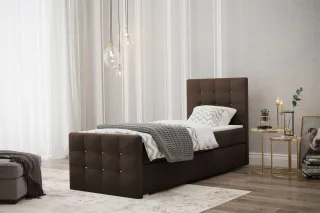 Boxspringbett Schlafzimmerbett Bett MAURO 100x200cm in div. Farbvarianten
